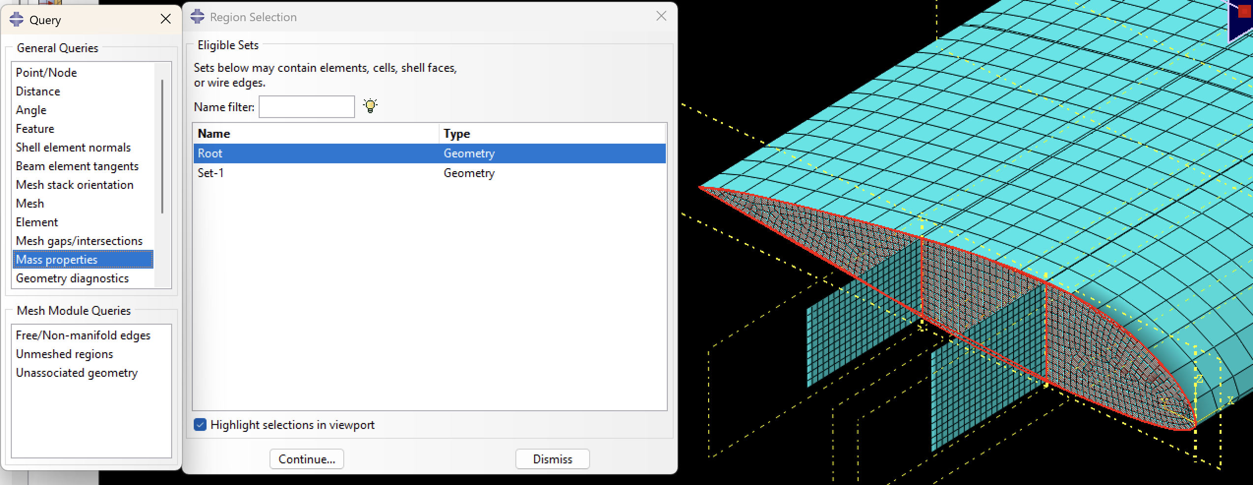 Mass Query Dialog